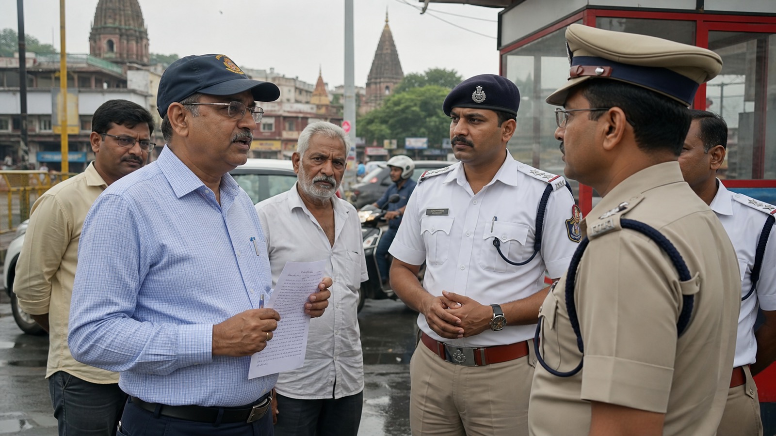 Retired IAF Officer Protests After Alleged Traffic-Police Misconduct in Luxa