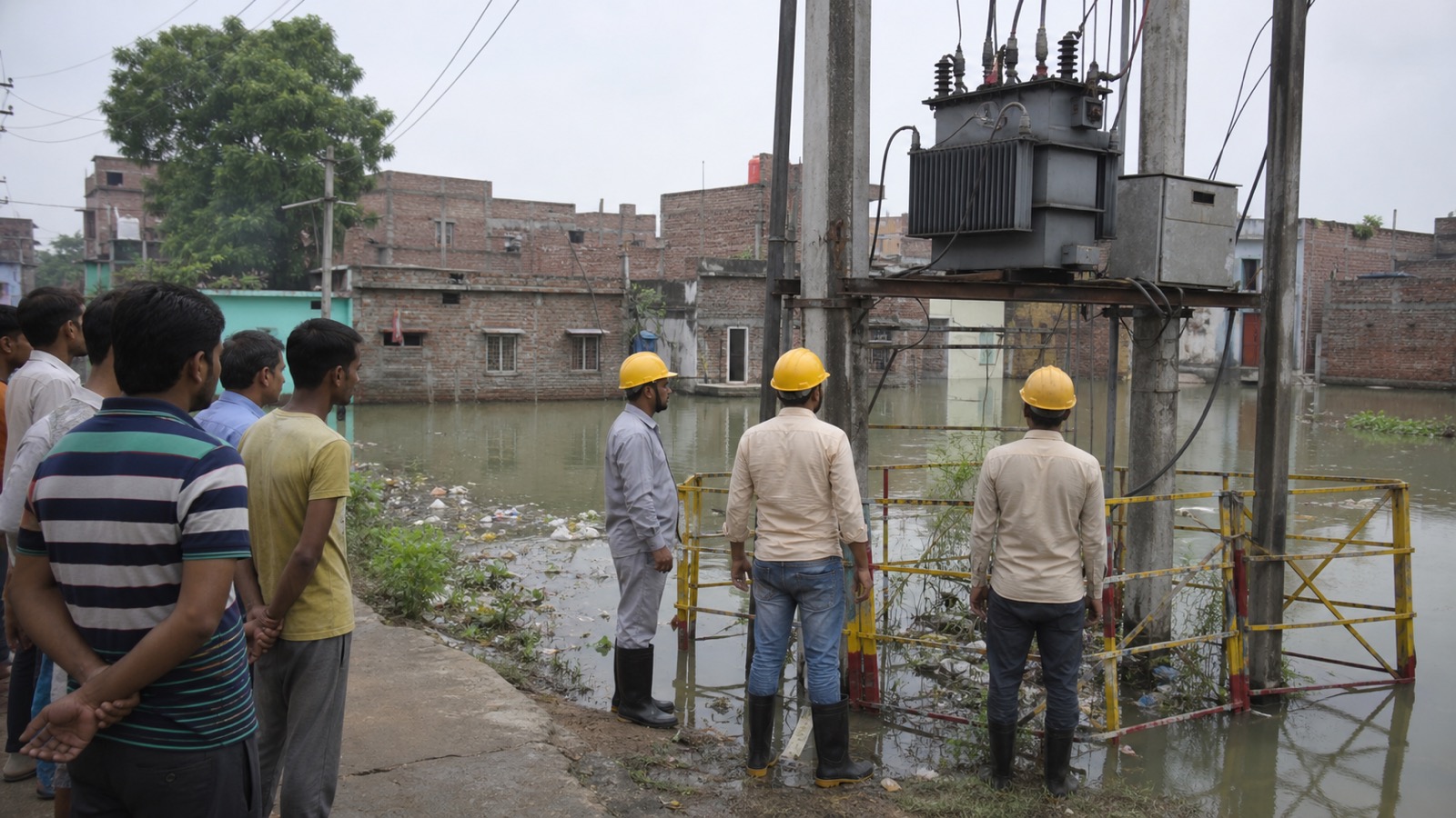 Power Cut to 80 Salarpur Homes as Floodwater Reaches Supply Zone