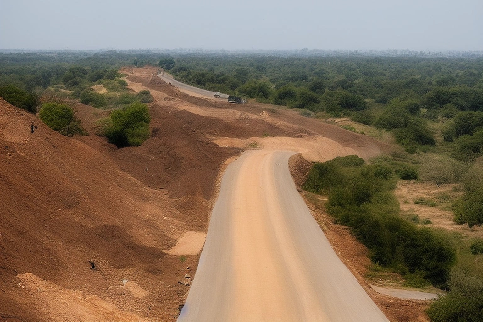 Dumping Chokes Gurugram-Faridabad Aravali Road