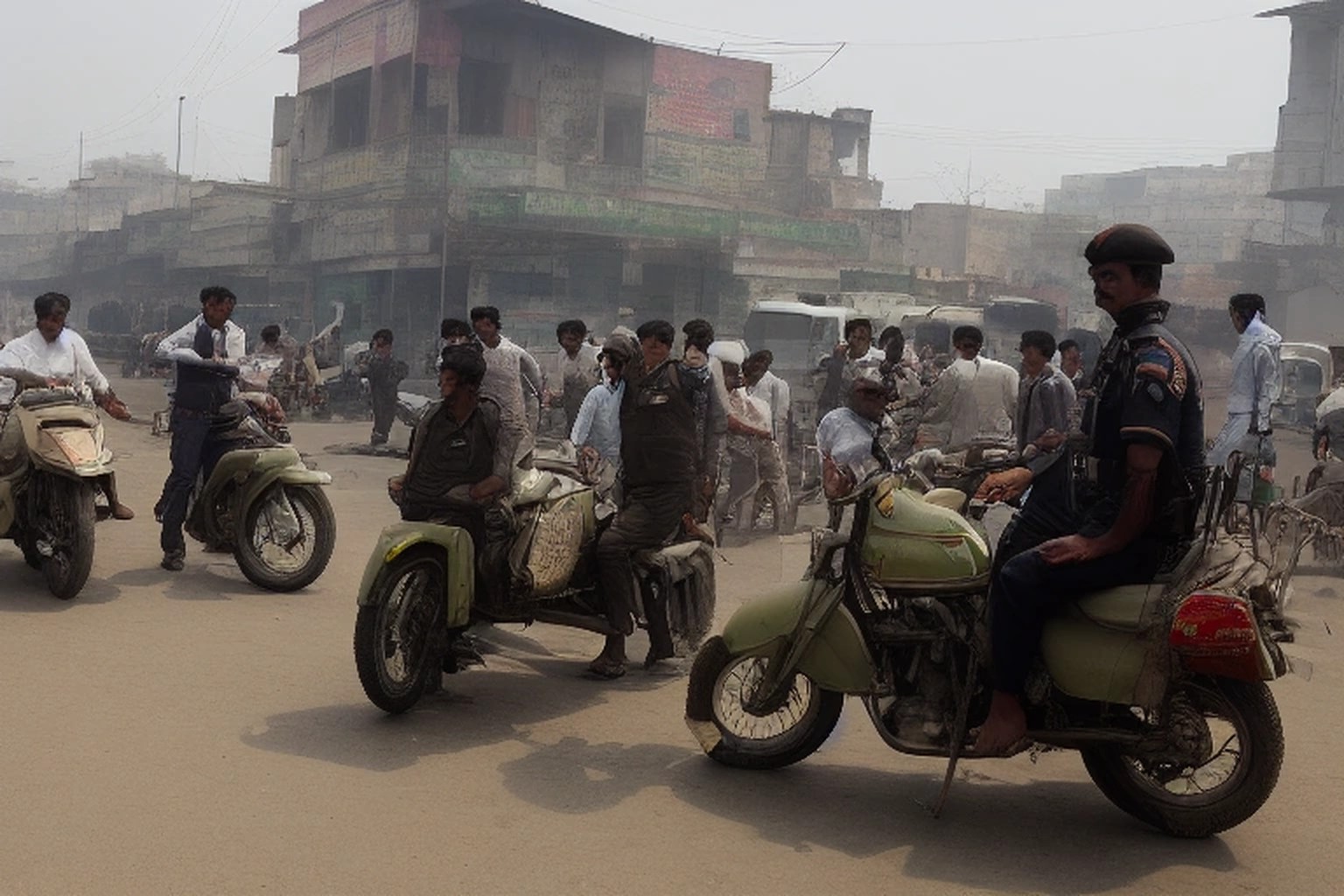 Bike With 113 Challans Impounded at MDI Chowk