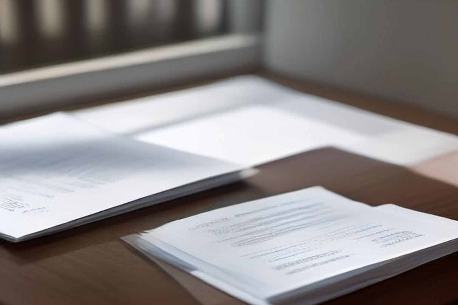 Representational illustration of a government meeting table with documents and a smartphone screen protector sheet