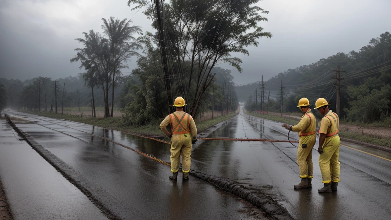Storm Cuts Power Across Mirzamurad and Rohania Belt as Trees Bring Down Lines