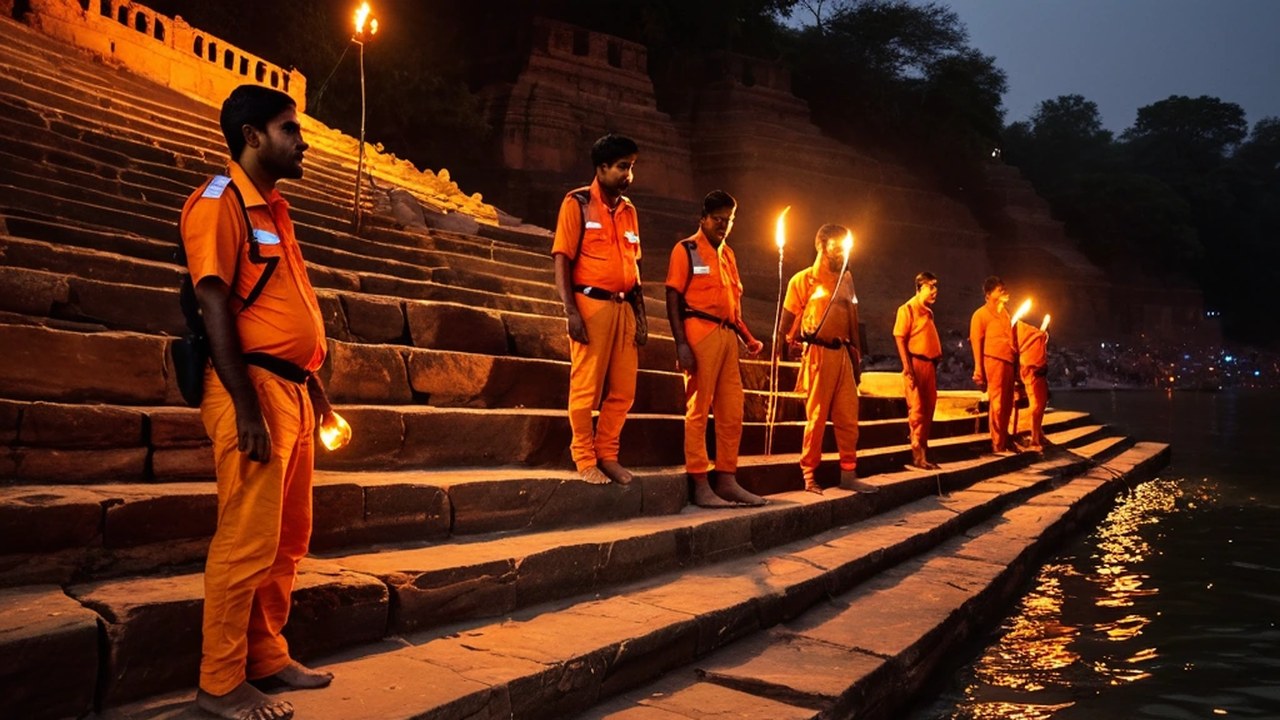 Lanka Police, NDRF Search Ganga After Teen Drowns at Ravidas Ghat