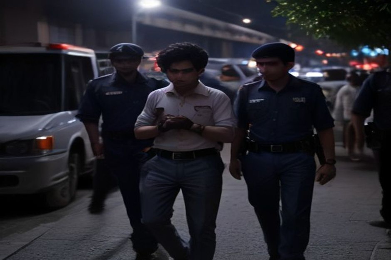Three Held With Pistol and Revolver in City