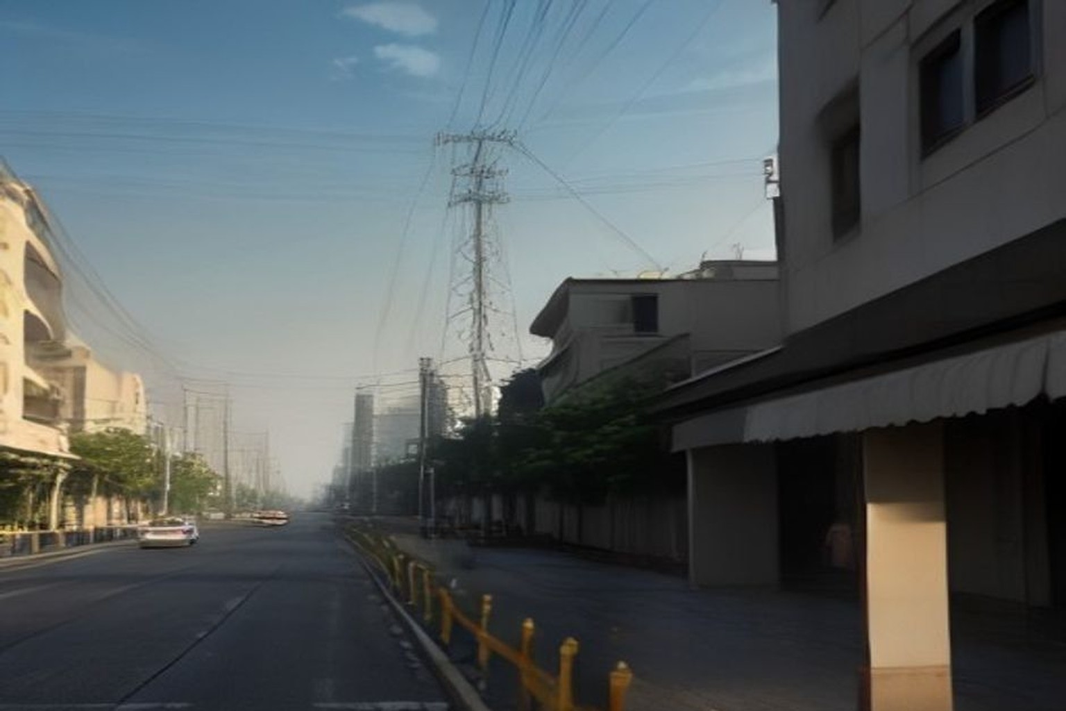 HT Pole Still Blocks Road Between Sectors 102, 102A