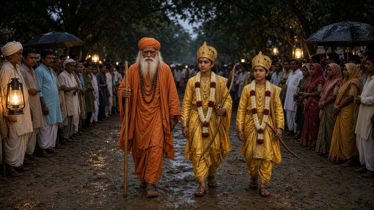 Ramnagar Day Three Follows Vishwamitra Into the Forest and Mithila