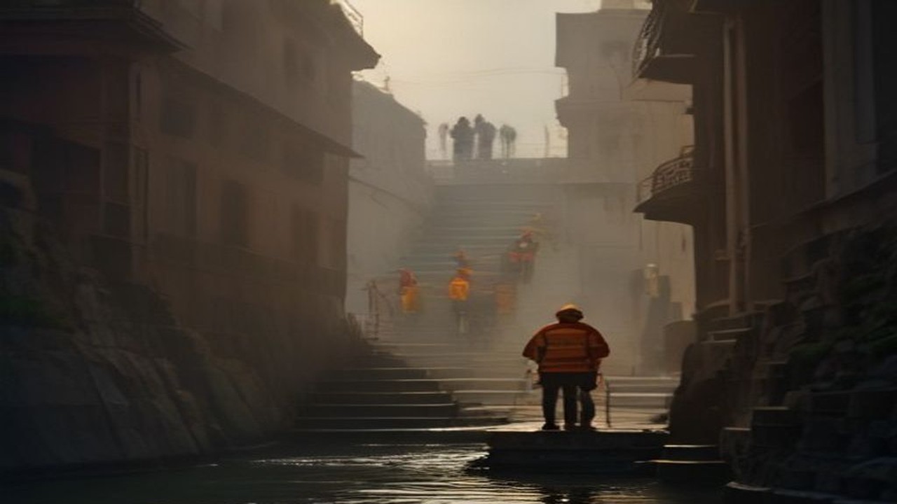 NDRF Pulls Tamil Nadu Pilgrim From Deep Water at Dandi Ghat