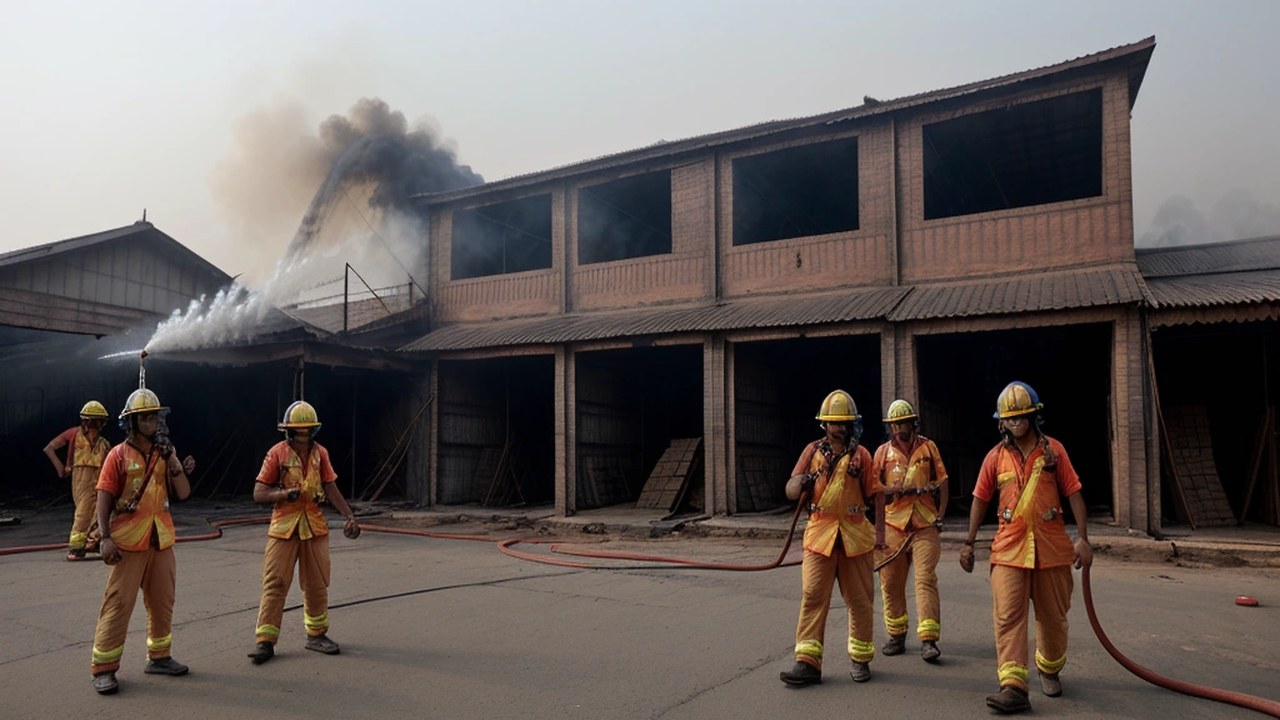 Manduadih Fan Warehouse Fire Reignites After 48 Hours